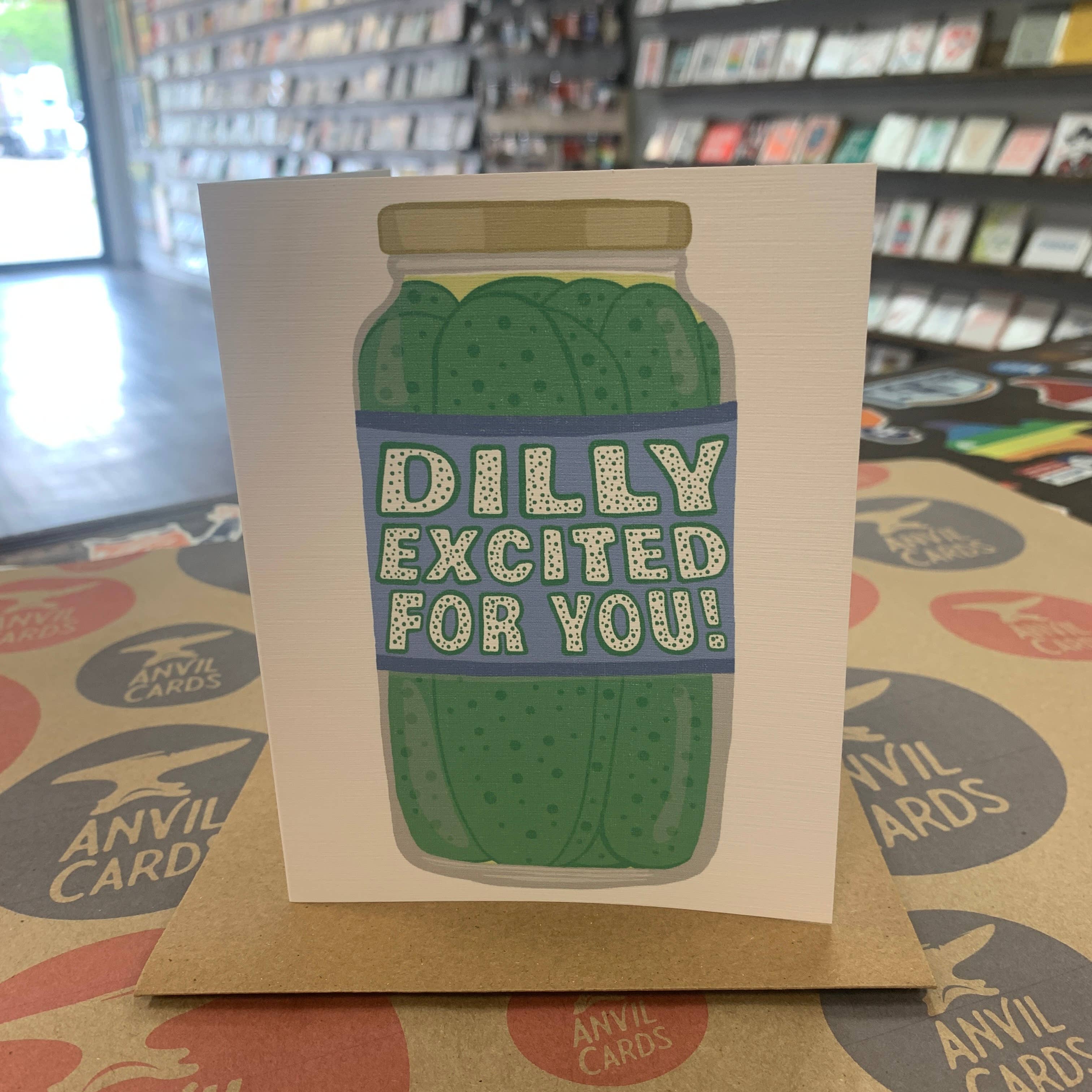 Anvil Cards - Vente Cartes de félicitations - Carte Dilly Excited for You2
