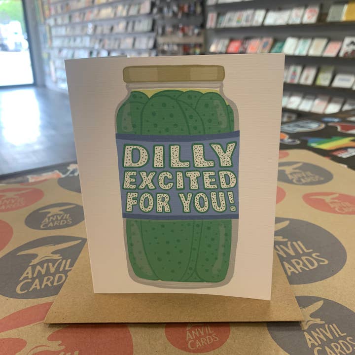 Anvil Cards - Vente Cartes de félicitations - Carte Dilly Excited for You2