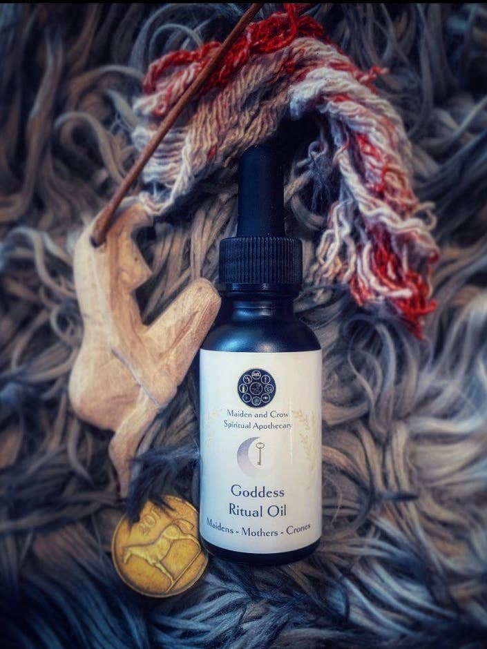 Gudinnan Ritual Olja för wholesale av Maiden and Crow Spiritual Apothecary