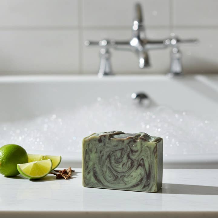 Mellow Suds - Wholesale Bar Soap - Lime & Patchouli Soap2