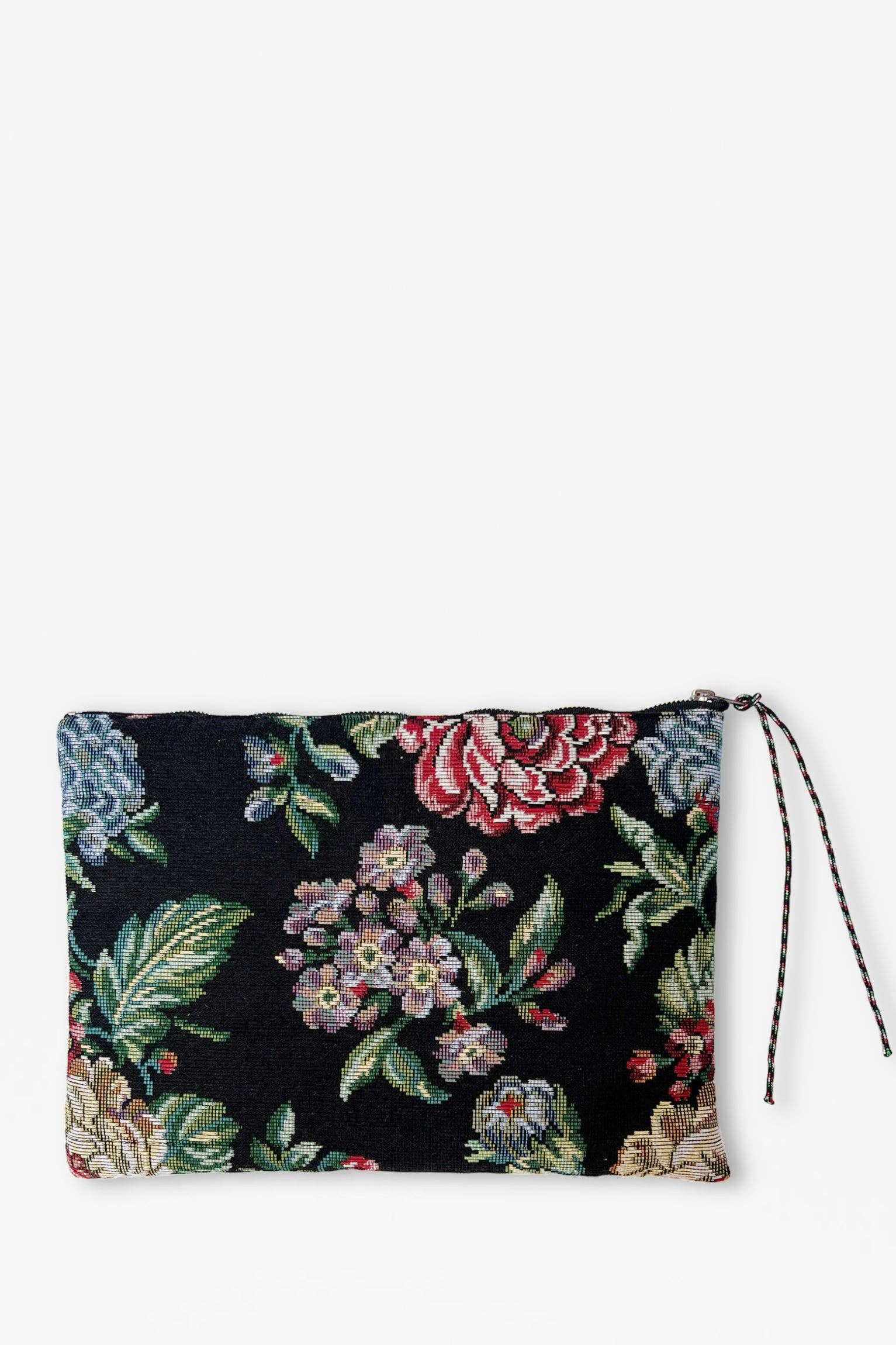 Eturel Madrid - Wholesale Laptop/Tablet Case - Women's - Jacquard fabric computer case with flowers peonies3