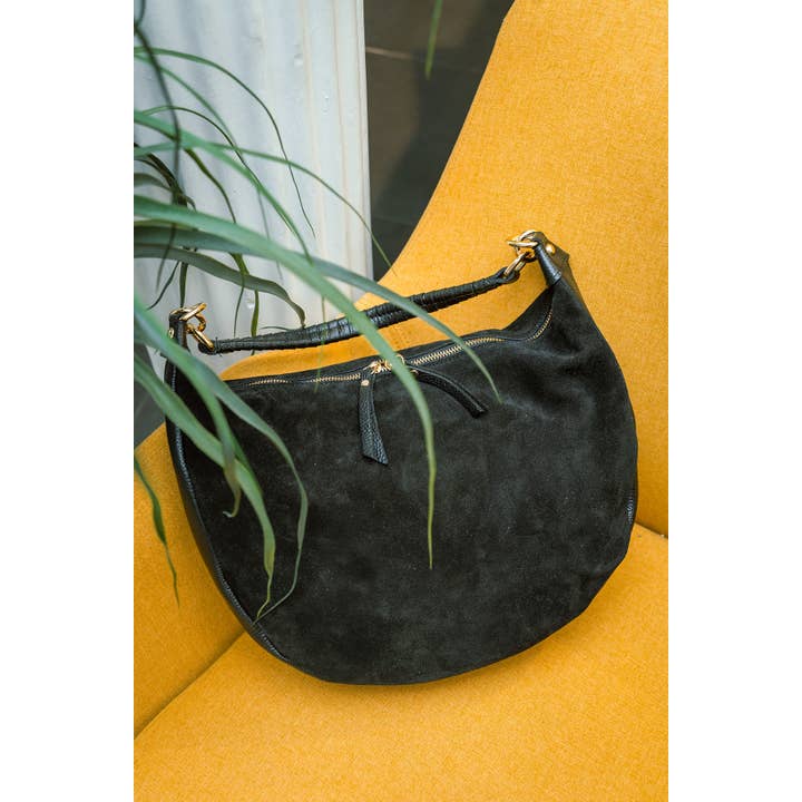 Cherry Paris - Wholesale Shoulder Bag - Women's - NADINE SUEDE Bag - 416538