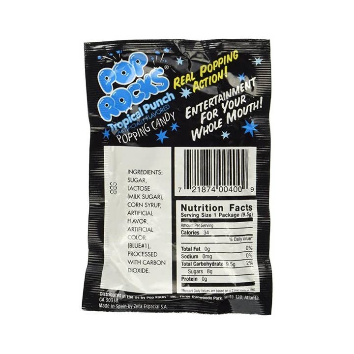 I Got Your Candy - Wholesale Hard Candy - Pop Rocks Tropical Punch Popping Candy .33oz - 24ct1