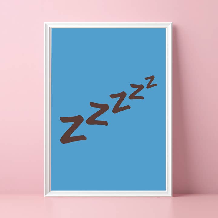 ZZZZZ - Home/Bedroom Print for wholesale by Danni Boden Designs