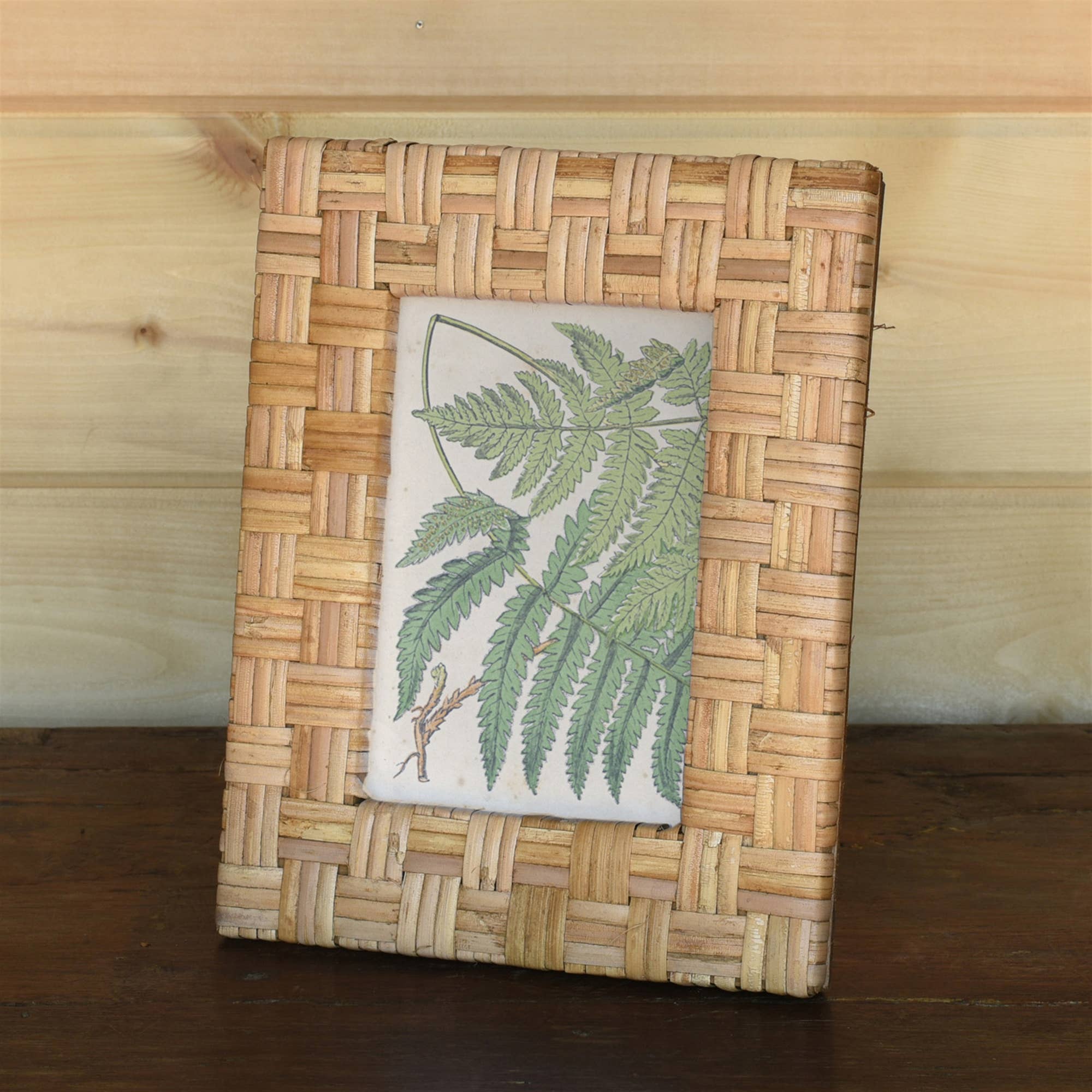 HomArt – wholesale Picture frame – Cayman Frame, Rattan - 4x6 - Natural2