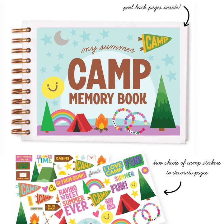 The Penny Paper Co. - Wholesale Scrapbooking Kit - NEW! Retro Summer Camp Memory Book