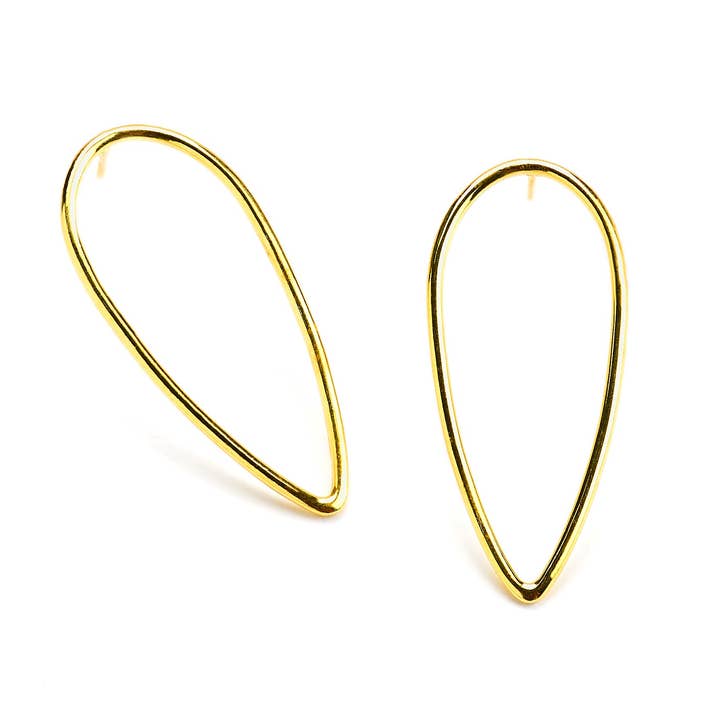 HYPATIA - Wholesale Hoop Earrings - Analema Marte Earrings (Gold)0