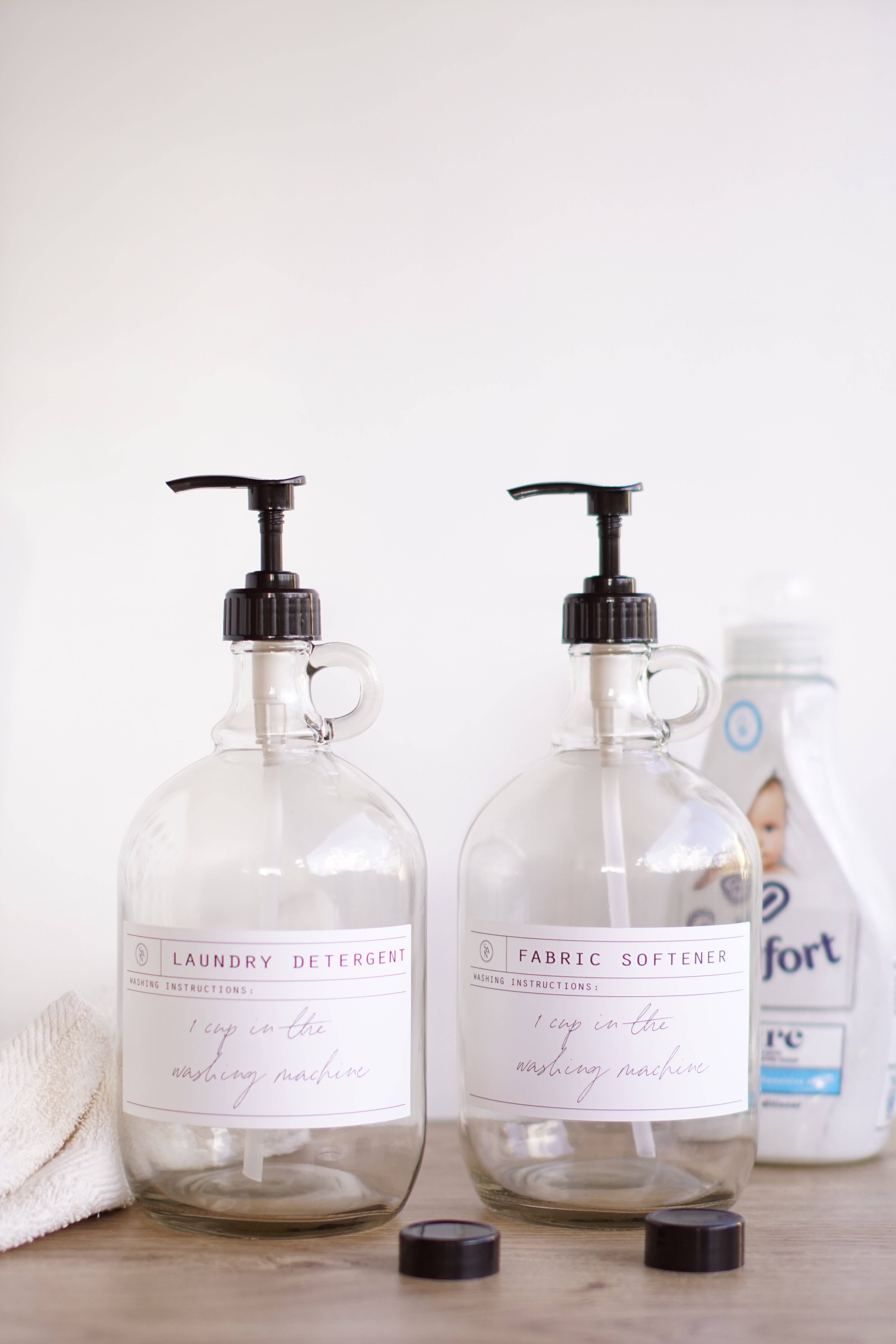 So At Nature - Wholesale Laundry Detergent Powder/Pods - Glass Half Gallon Laundry Dispensers Fabric Softener and Liquid Detergent3