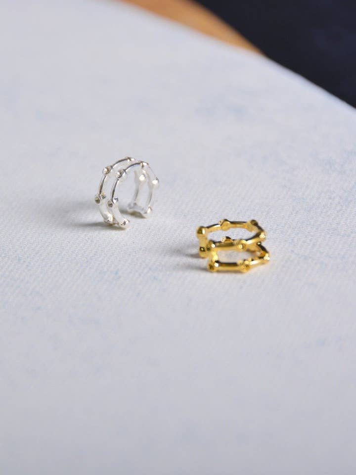 Ear Cuff de doble línea para venta al por mayor de Marco Visconti