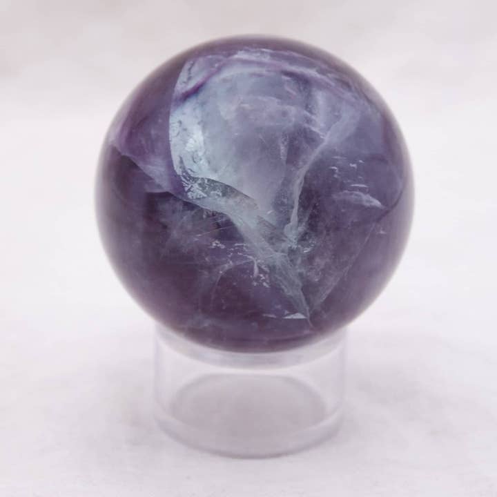 Tiny Rituals - Wholesale Spiritual Stone/Crystal - Rare Rainbow Fluorite Spheres - AAA Premium Quality118