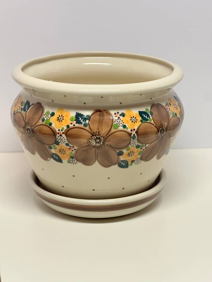 Maceta, Redonda para venta al por mayor de Music City Polish Pottery