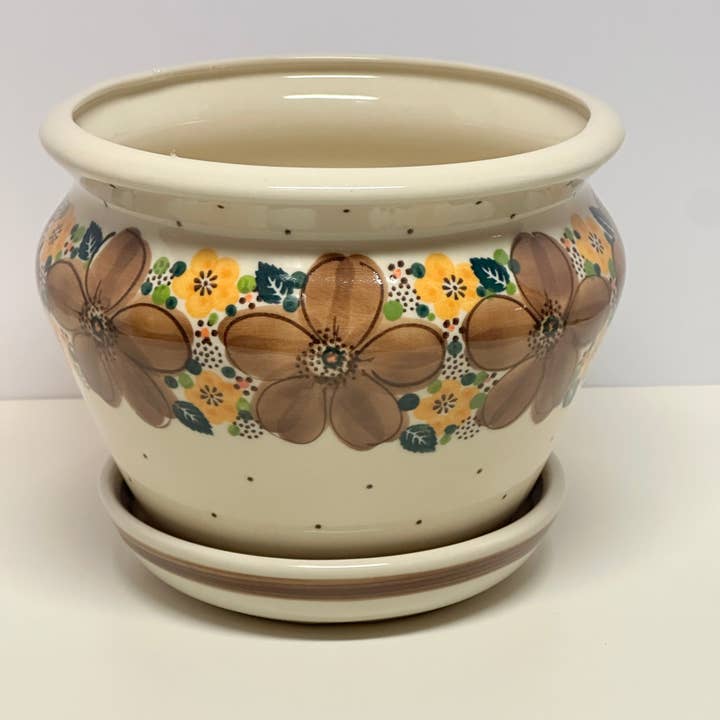 Music City Polish Pottery - Wholesale Plant Pot - Plant Pot, Round0