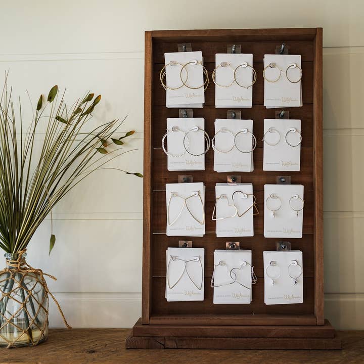 display - tall pegboard for wholesale by Wild Abandon Jewelry