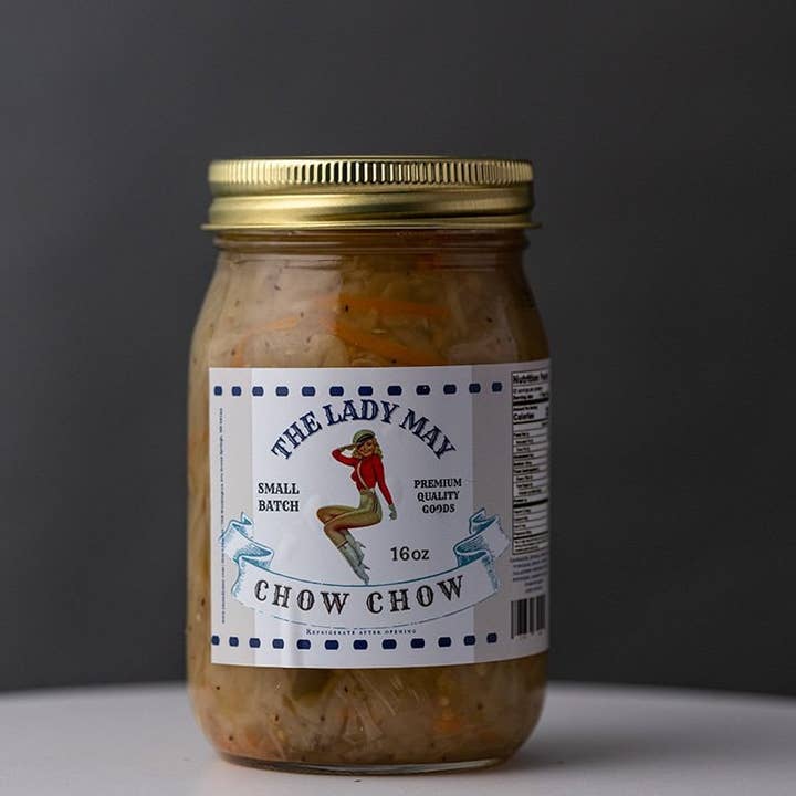 May's Market @ TLM - Wholesale Relish - 16oz Southern Home-style Chow Chow Relish