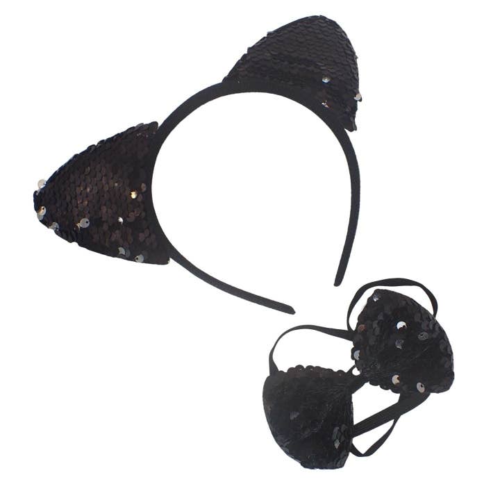 Topkids Accessories - Wholesale Fashion Headband - Kids - Cat Ears for Kids & Adults, Black Cat Headband, Kids Dress Up, Cosplay Accessories, Animal Fancy Dress Costume, Fluffy Cat Ears, World Book Day Costume30