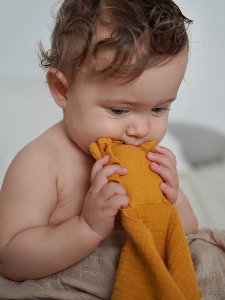 leo et lea france - Wholesale Security/Cuddle Blanket - Baby - Léo Lion Comforter, Lovey, Doudou, leo et lea