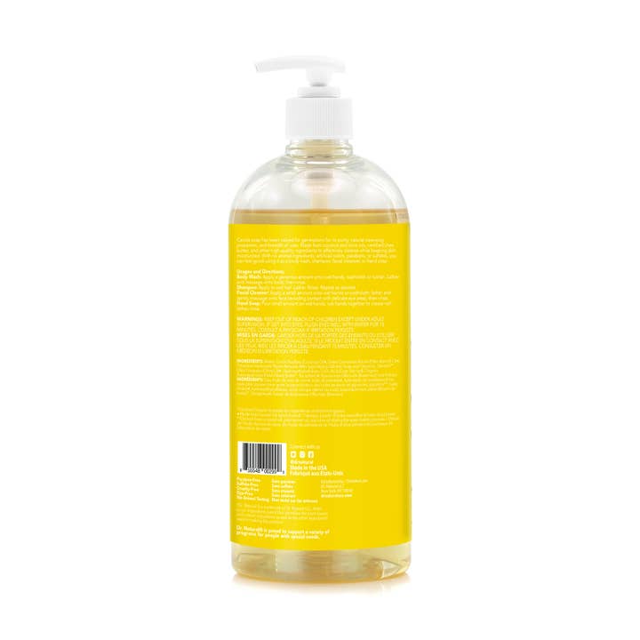 Dr. Natural - Wholesale Body Wash/Shower Gel - Kids & Baby - Plant-Based Castile Liquid Soap - Unscented Baby Mild (32oz)