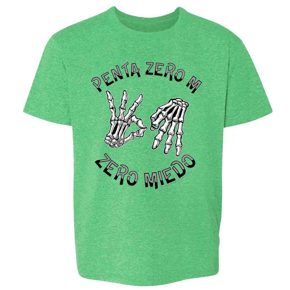 Pop Threads - Vendita all'ingrosso Maglietta serigrafata - Bambini - Penta Zero M Zero Miedo Luchador Lucha Libre Bambini8