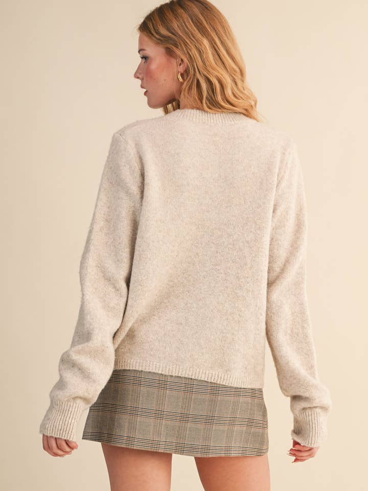 &MERCI - Wholesale Cardigan - Women's - MARLED KNIT SWEATER CARDIGAN MSW1124852