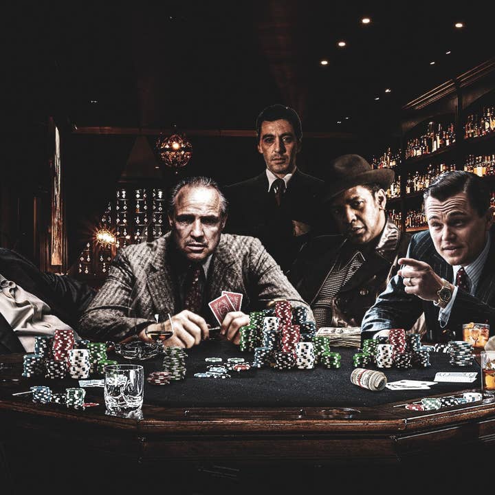 Noite de Poker dos Gangsters por atacado de Tigon Art