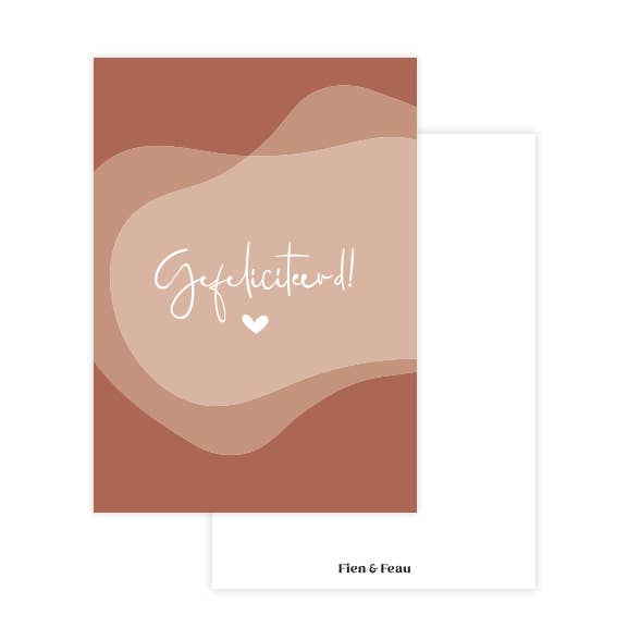 Abstrakt kort | Grattis för wholesale av Fien & Feau