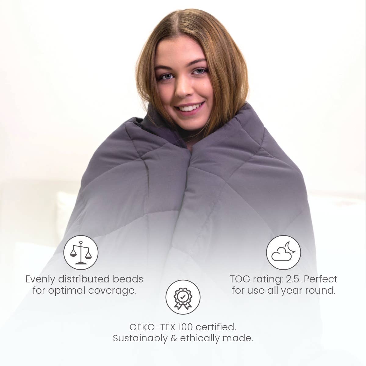 Allure Bath Fashions – Großhandel Bettdecke – Slumber Gewichtsdecke für Schlaf, Stress und Angst1