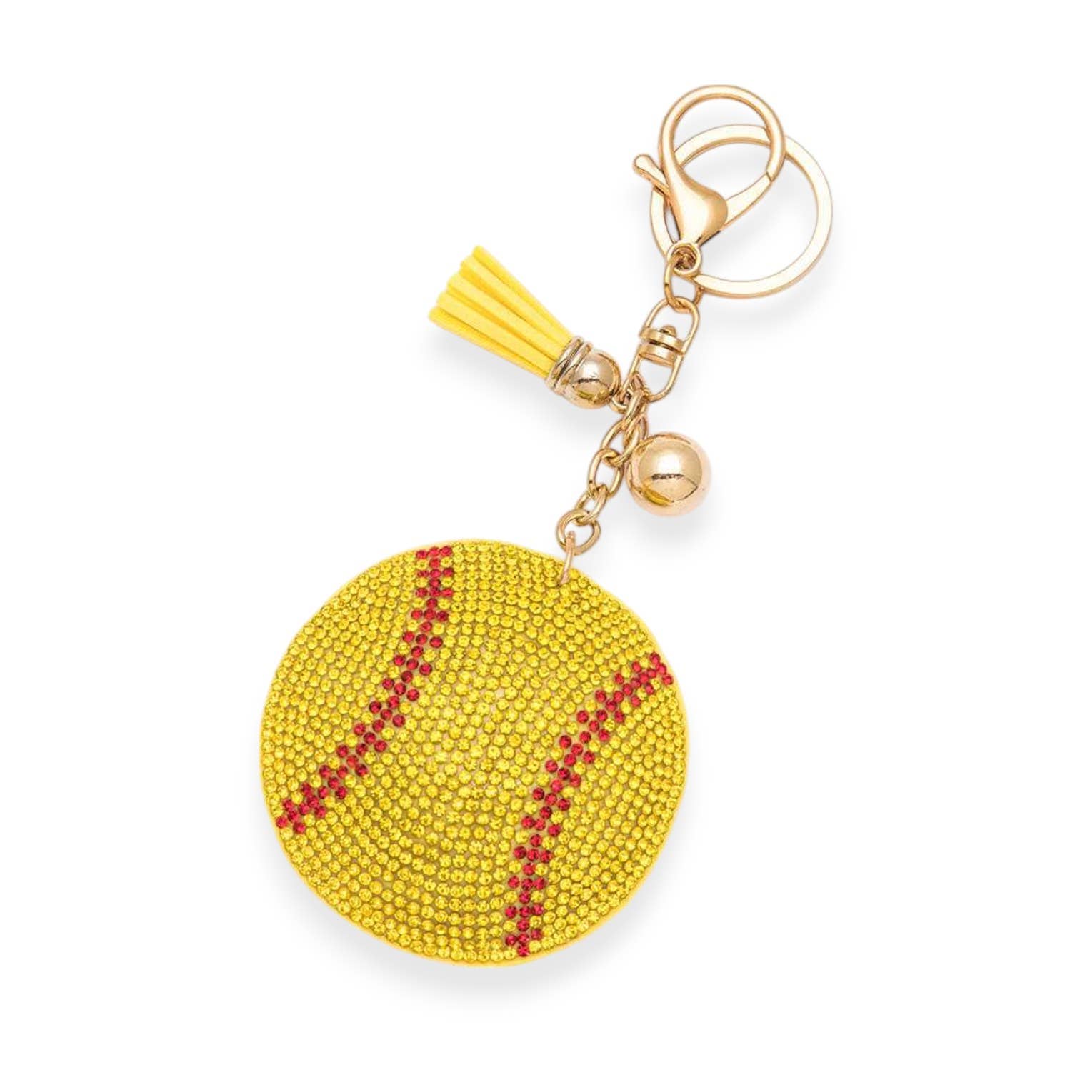 Giallo Portachiavi Iconico con Palla di Cristallo in vendita all'ingrosso su Faire0