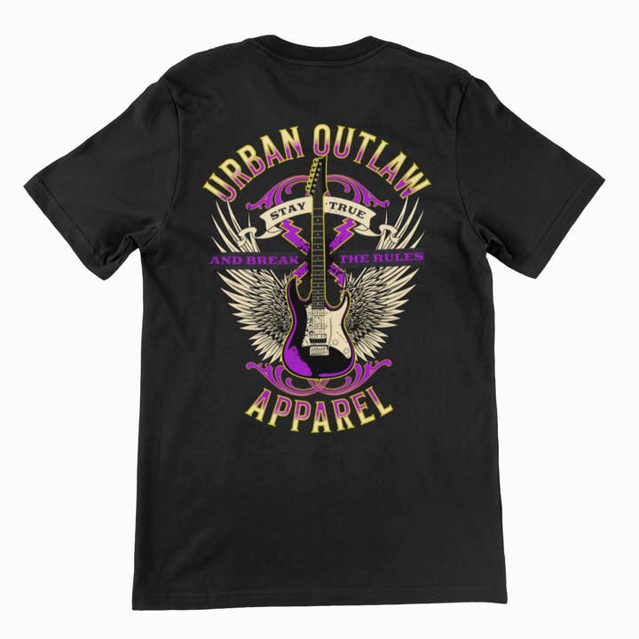 A Tshirt Hendrix Outlaw por atacado de Urban Outlaw Apparel
