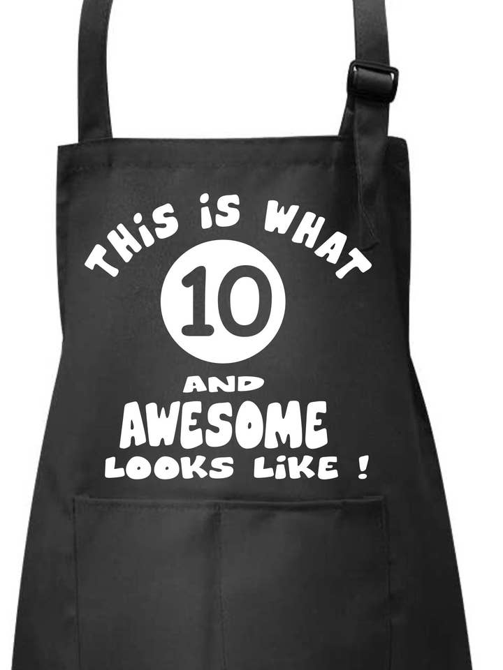 Schürze zum 10. Geburtstag zum Backen, Kochen, Basteln für den Großhandel von Print4U