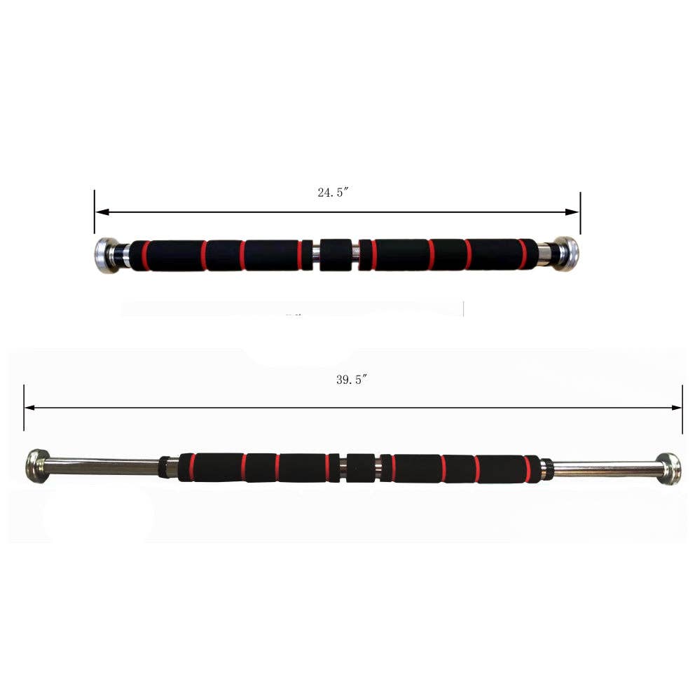 FIXTUREDISPLAYS - Wholesale Fitness Equipment - Chin Up Bar Pull Up Bar Doorway Home Gym Exercise Strength Fitness Screw Fasten to Door Frame Twist1