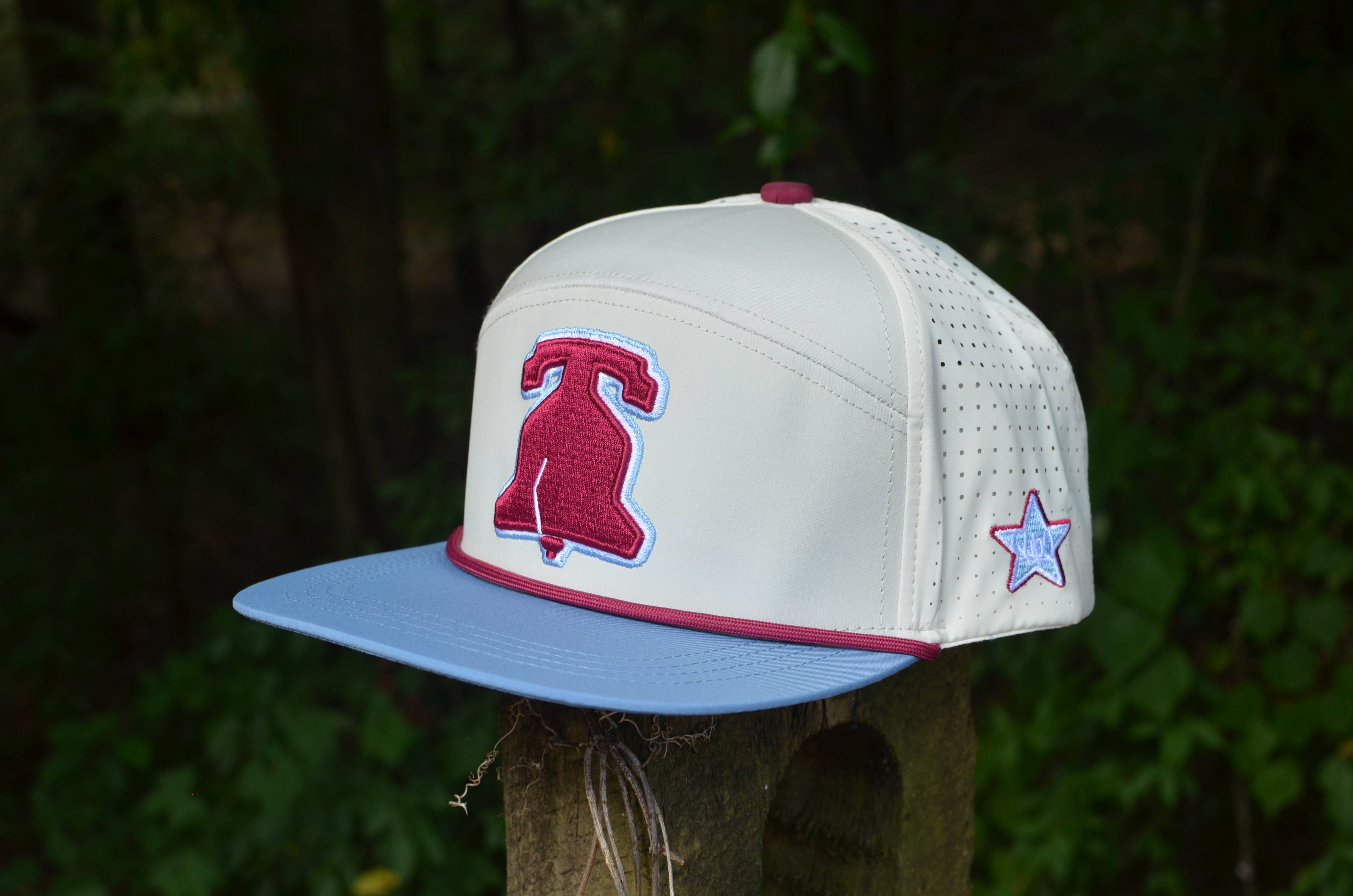 Rybo Shop – Großhandel Basecap – Herren – Philadelphia Baseball Retro Blau Snapback Kappe Philly