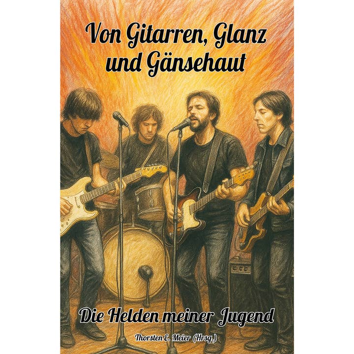 Di chitarre, splendore e pelle d'oca: libro sugli idoli giovanili per la vendita all'ingrosso da parte di Papierfresserchens MTM-Verlag