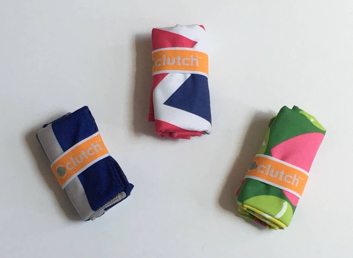 Clutch Towels - Wholesale Sports Towel - Small Tennis/workout Towels, Navy Bricks1