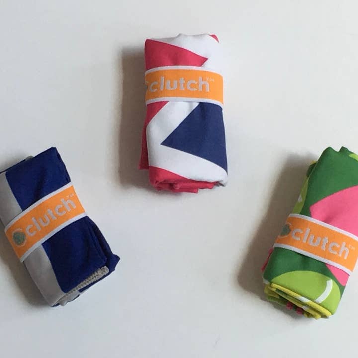 Clutch Towels - Wholesale Sports Towel - Small Tennis/workout Towels, Navy Bricks1