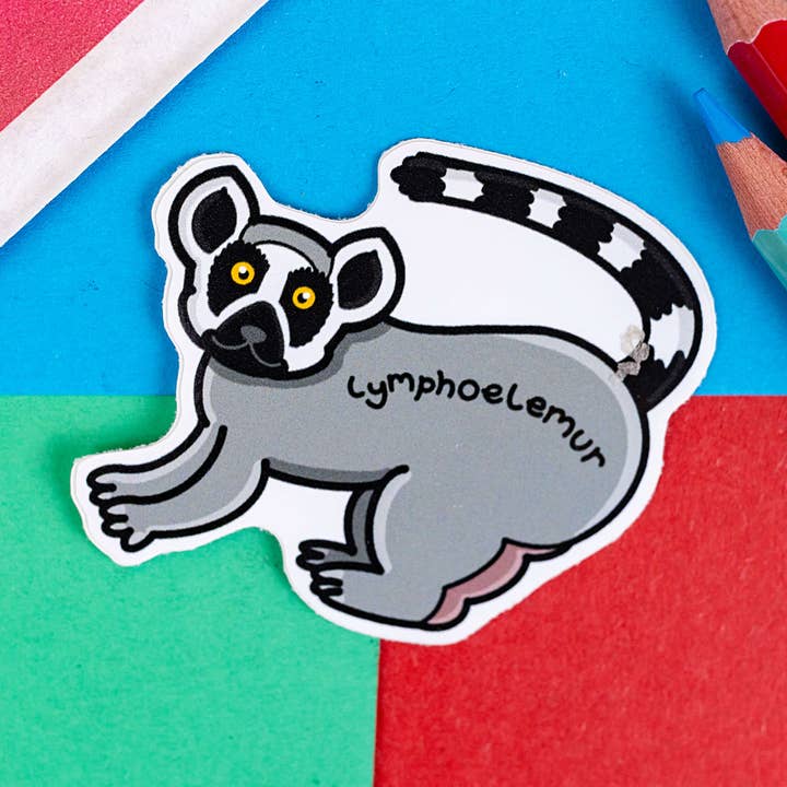 Lymphoelemur Lemur Sticker - Lymphödem für den Großhandel von Innabox Ltd