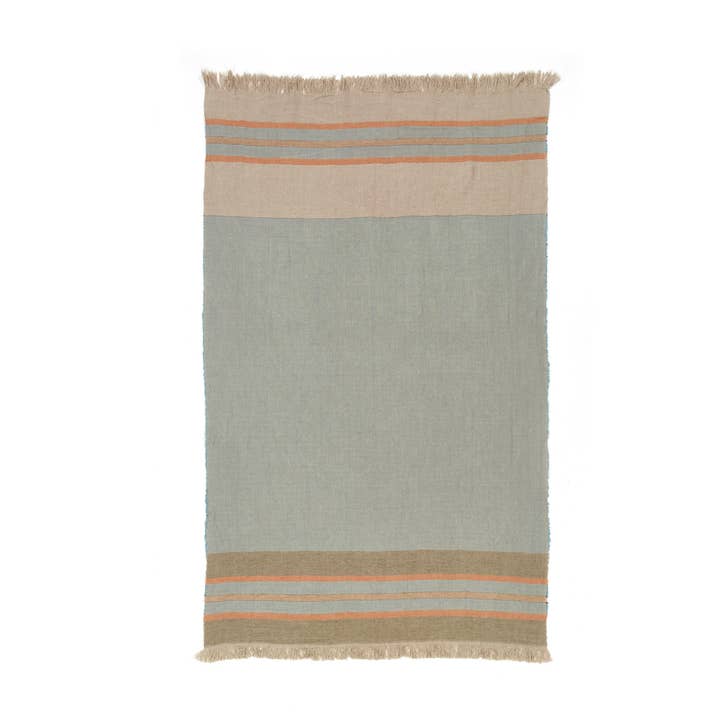 Libeco Home - Wholesale Beach Towel - The Belgian Towel Fouta 110x180cm Multi Stripe1