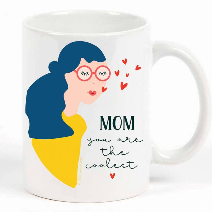 Mãe, você é a caneca mais legal por atacado de Potluck Press