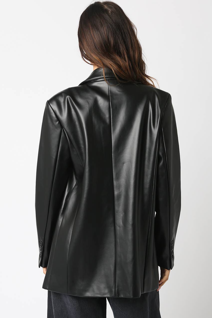 Olivaceous – Engroshandel Jakke - Dame – Zion PU Jakke1