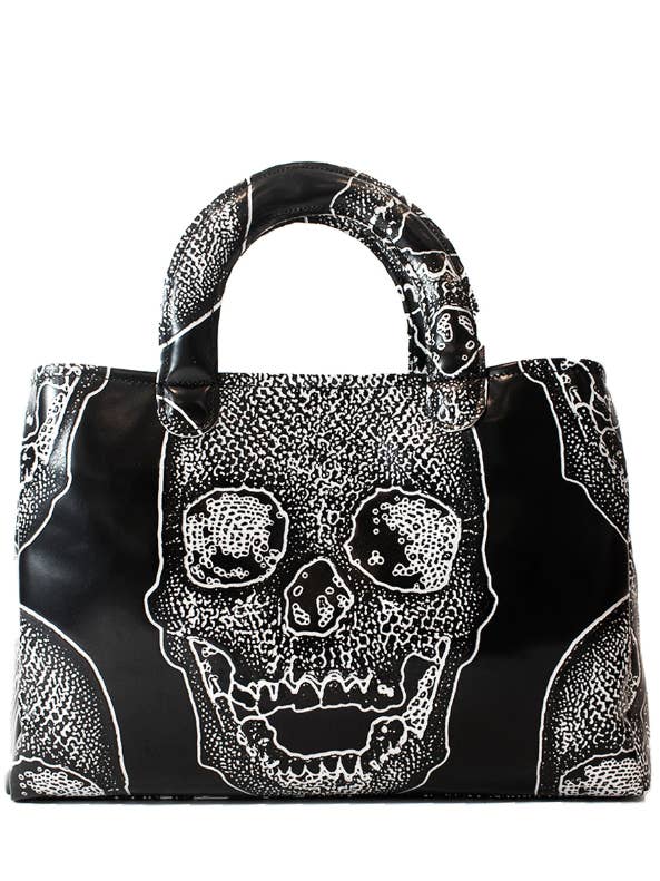 Black Skull Stacy Bag for wholesale by Stacy Kessler Accessories