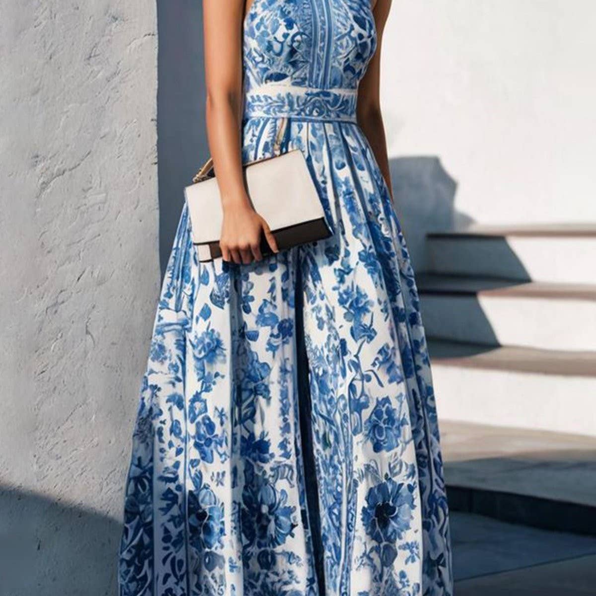 alberalkirk - Wholesale Dress - Women's - Womens Floral Maxi Dress N25Z273