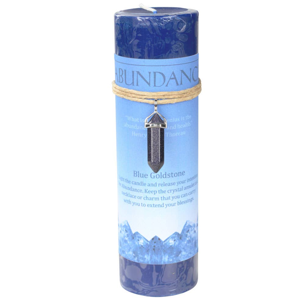 Benjamin International – wholesale Pillar candle – Crystal Energy Pendant Candle0