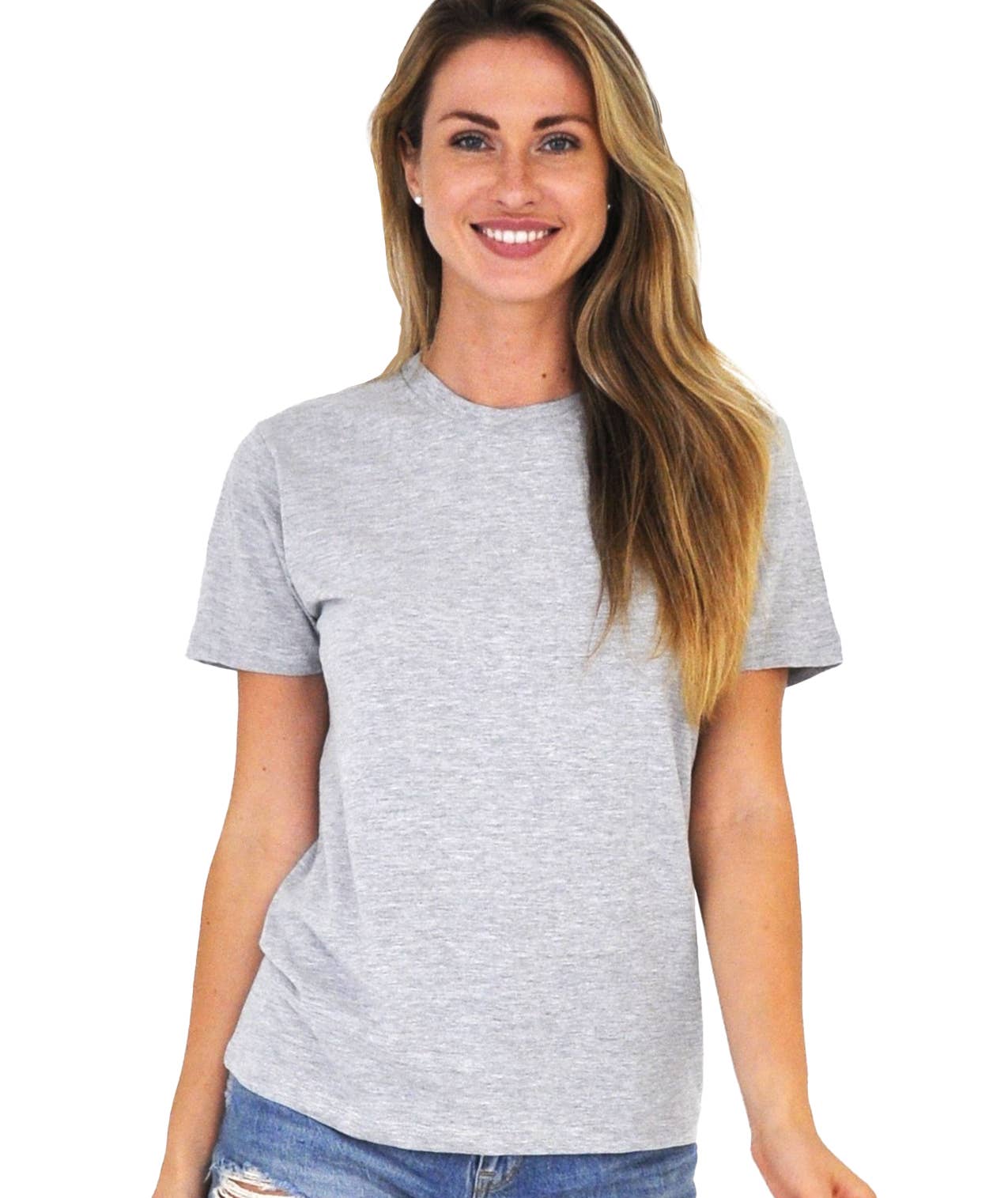 U.S. Apparel - Wholesale T-Shirt - Women's - Unisex Fit Tubular Crew Neck Tee