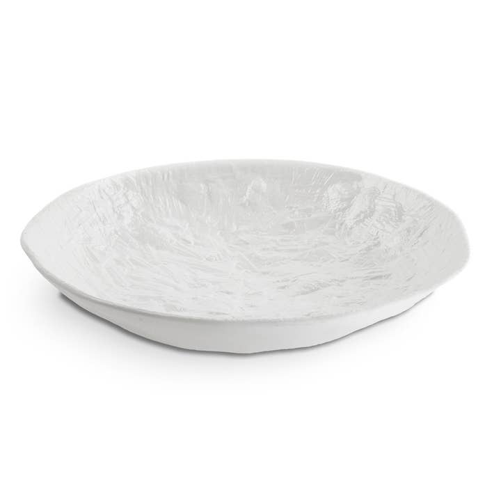 Matt finish, fine bone china medium platter for wholesale by 1882 Ltd.