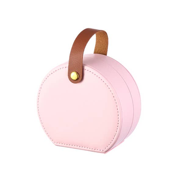 Nima Accessories Inc - Wholesale Jewelry Box/Organizer - Ladies 3 Compartment Round Jewelry Box2