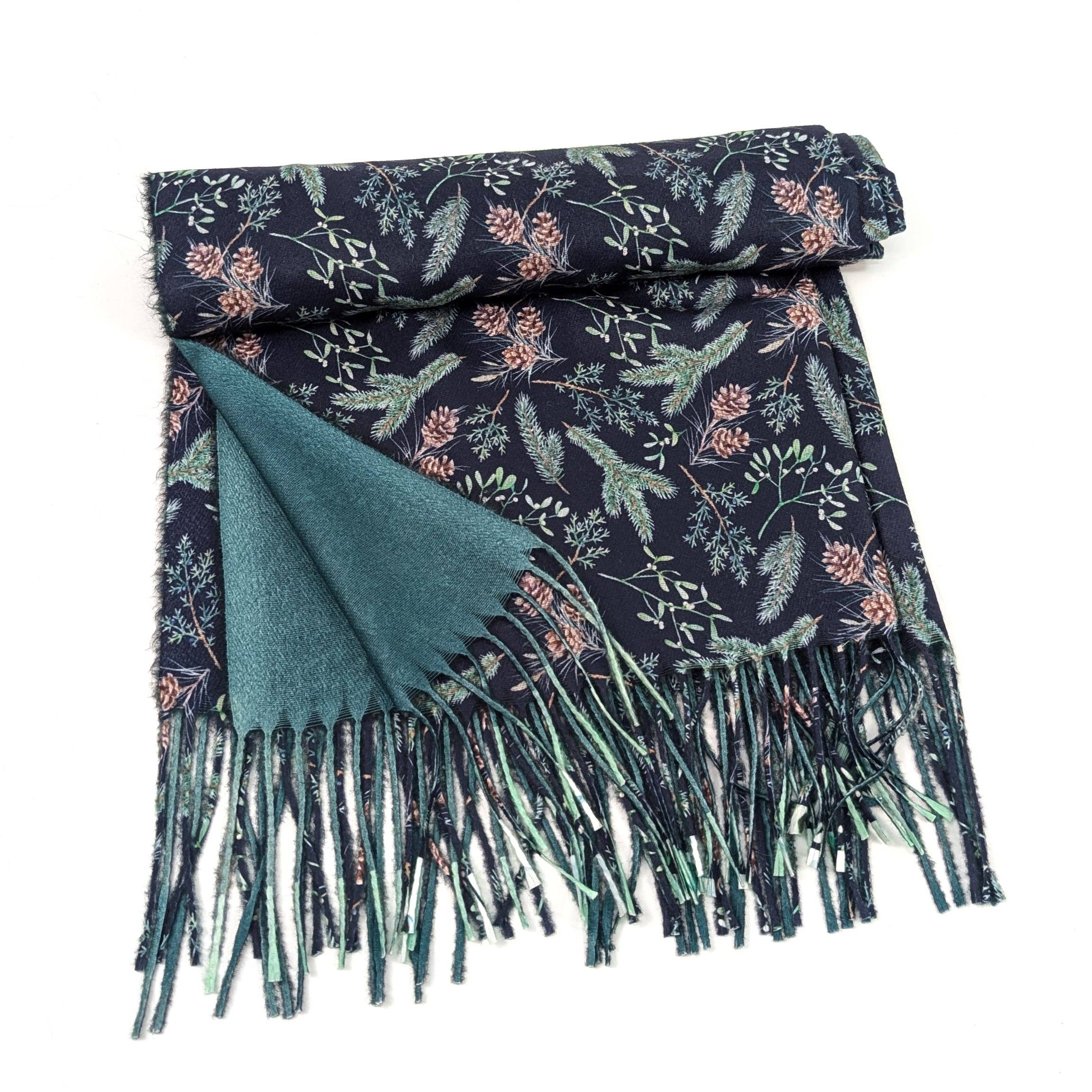 Black Ginger – Großhandel Schal – Damen – Tannenzapfen Pashmina-Stil Schal (70x180cm) - Exklusives Design6