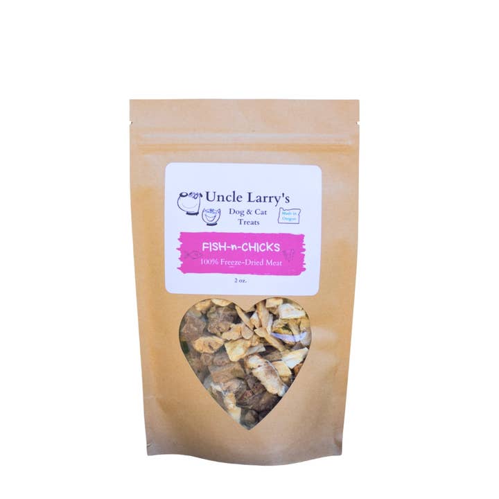 Uncle Larry's Fish & Chicks 2 oz (for Cats) for wholesale by Uncle Larry's Treats