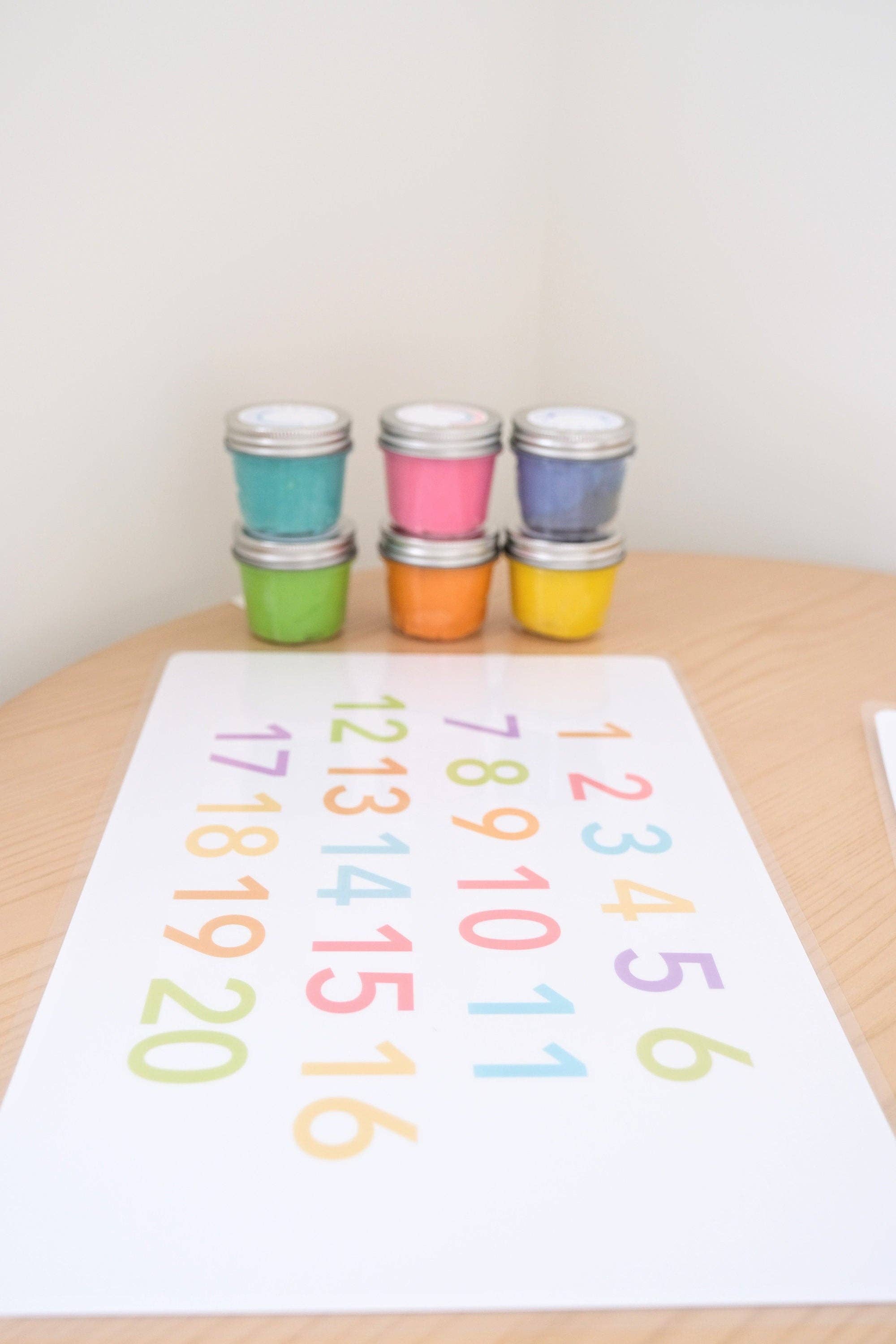 GoodnightFox - Wholesale Placemat - Play Dough Placemat Alphabet, Numbers, Solar System, Colors, Weather3
