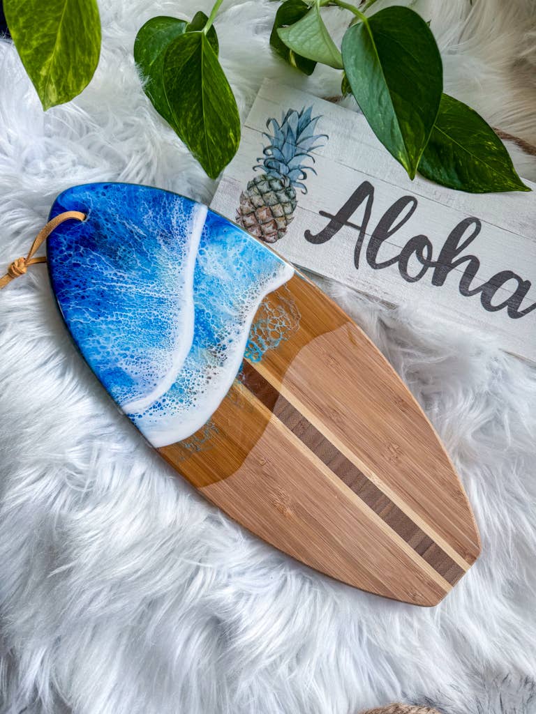 TBM Creations LLC - Wholesale Cutting Board - NEW| Surfboard | Resin Surfboard Maui made | Charcuterie6