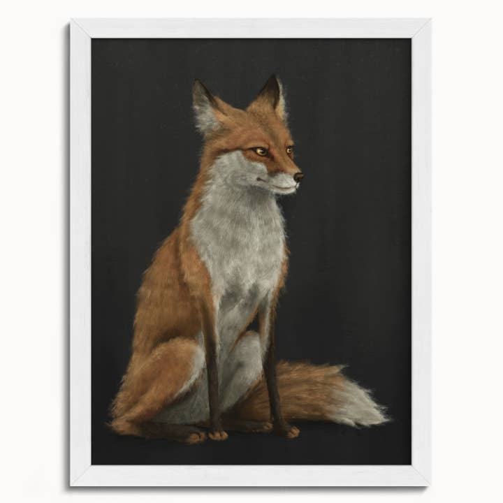 The Ugly Cat Studio - Wholesale Art Print - Red Fox Fine Art Print - Black Edition13