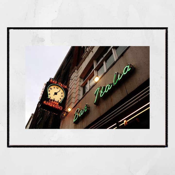 Mo & Paul Photography - Wholesale Photograph - Bar Italia Print Soho London Photography1